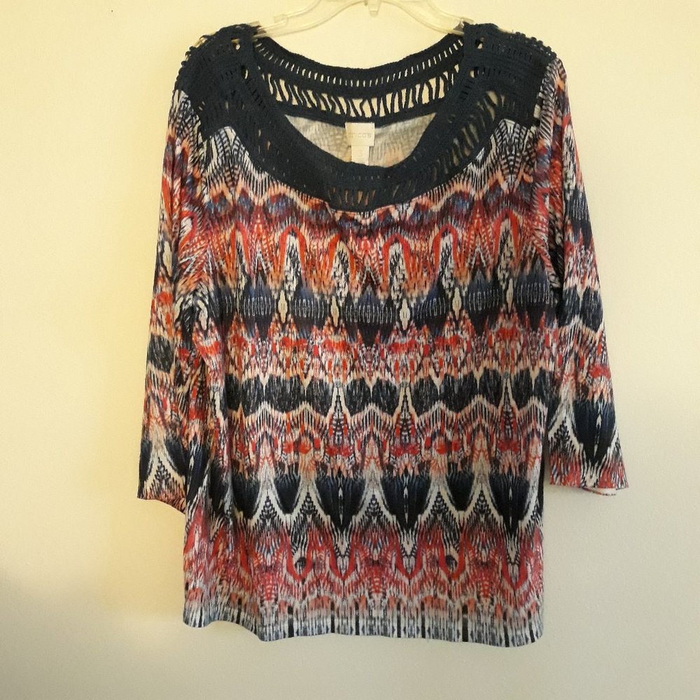 Chico's Woman's Blouse Size 3
